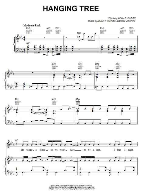 Hanging Tree | Sheet Music Direct