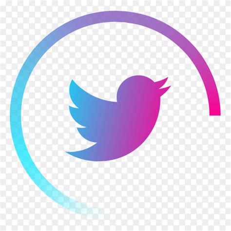 Gradient logo Twitter PNG - Similar PNG