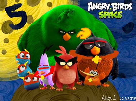 The Angry Birds Space Movie (5th Anniversary) by Alex-Bird on DeviantArt