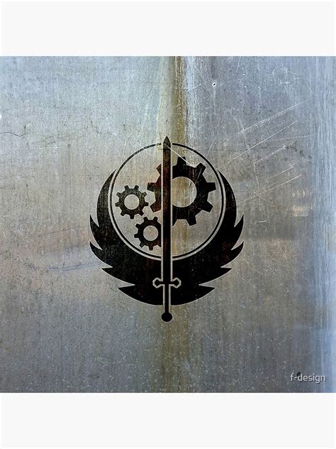 "Brotherhood of Steel Logo" Poster for Sale by f-design | Redbubble