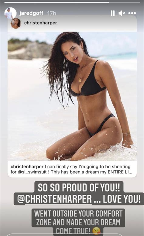 Jared Goff's girlfriend Christen Harper scores SI Swimsuit shoot