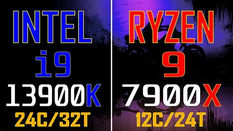 RYZEN 9 7900X vs INTEL i9 13900K // PC GAMES BENCHMARK TEST // - YouTube