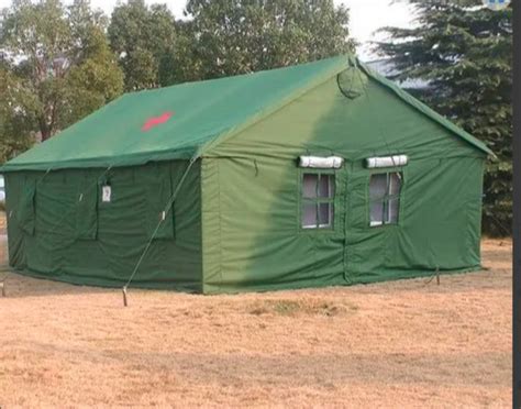 Dome Waterproof Green Canvas Tent, Capacity: 5 Person, Size: 10x10x15 ...