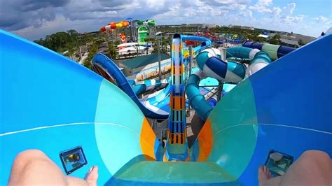 Overview of Island H2O Water Park in Kissimmee Florida, close to ...