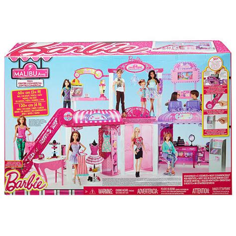 My Family Fun - Barbie Shopping Mall Playset Shop with Barbie and her ...