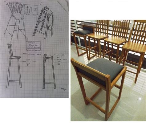 Furniture Design : two bar chairs | Isabelle Mbore