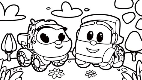 Lea and Leo the Truck coloring page - Download, Print or Color Online ...