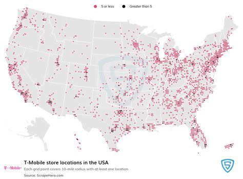 Number of T-Mobile locations in the USA in 2024 | ScrapeHero