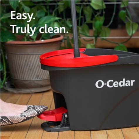 O-Cedar Microfiber EasyWring Spin Mop & Bucket System Box, 1 ct - Kroger