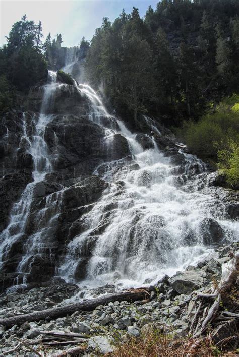 The Base of One of Canada S Tallest Waterfalls - Della Falls ...