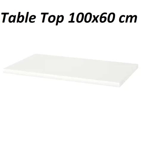 NEW IKEA LINNMON Desk Table Top White 100x60 cm without Legs Pre-Drilled Holes £30.16 - PicClick UK