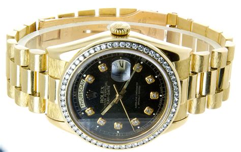 Rolex Day-Date President with Diamond Dial Bezel – CPJ