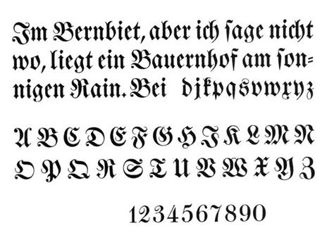 9 Old German Calligraphy Font Images - Old Cursive Handwriting, Old ...