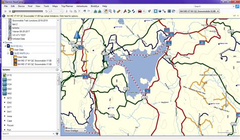 NH Snowmobile Trail Map for Garmin - Backwoods GPS Trails