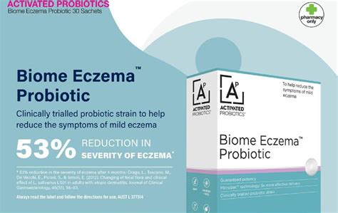 ACTIVATED PROBIOTICS Biome Eczema Probiotic 30 Sachets offer at Priceline