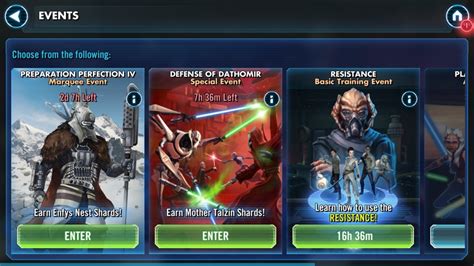 June Star Wars: Galaxy of Heroes Event Guide!