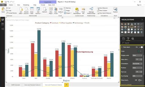 Format Power Bi Line And Clustered Column Chart | Images and Photos finder