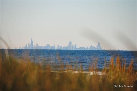 "Chicago Skyline across Lake Michigan - 3" by Debbie Mueller | Redbubble