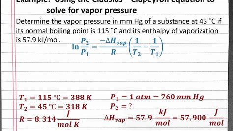 How To Find Vapor Pressure Of A Solution : Determine vapor pressure of ...