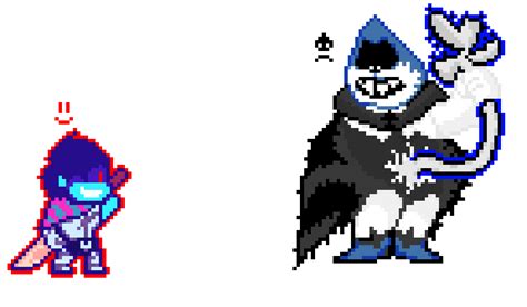 Spade V.S Kris (Deltarune Chapter 2) | Pixel Art Maker