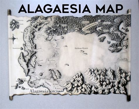 MAP of ALAGAESIA ERAGON Mapchristopher Paolini Eldest - Etsy | Eragon ...