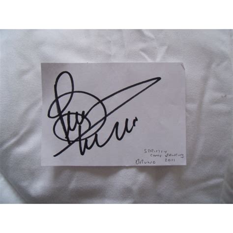 Bruno Tonioli autograph (Strictly Come Dancing)