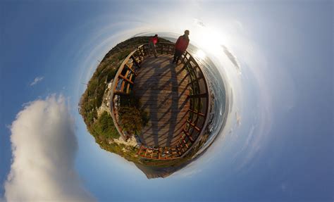 Whale Lookout | Stereographic projection of this equirectang… | Flickr