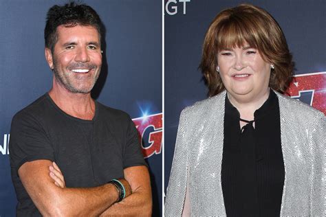 Simon Cowell and Susan Boyle show off their impressive weight loss on America's Got Talent red ...