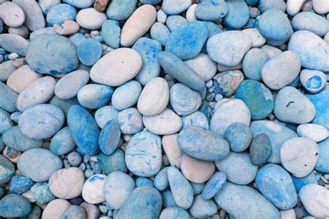 Blue pebbles stock photo. Image of pebble, boulder, gravel - 3004604