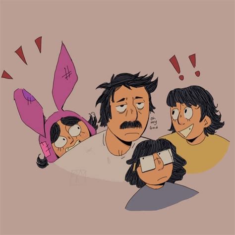 belcher family minus linda by MetaDaAwesome on DeviantArt