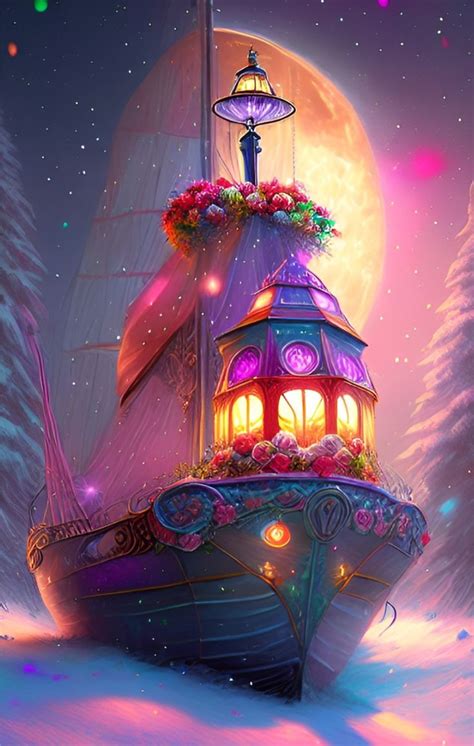 Pin by Gara Onkst on Ships & Boats | Dreamy art, Pirate ship art ...