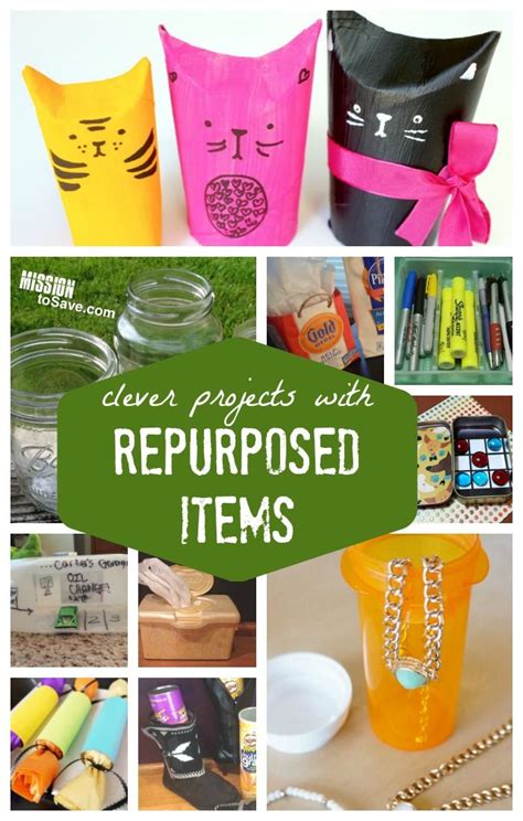 Clever Projects with Repurposed Items - Roundup of Recycling Projects | Recycled projects ...