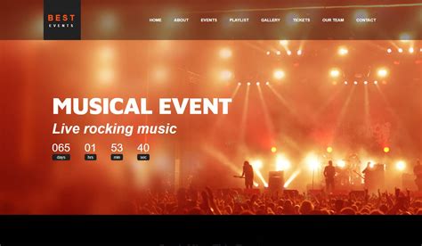 Best Event: An HTML5 Event Management Website Template | Best Free HTML/CSS Templates