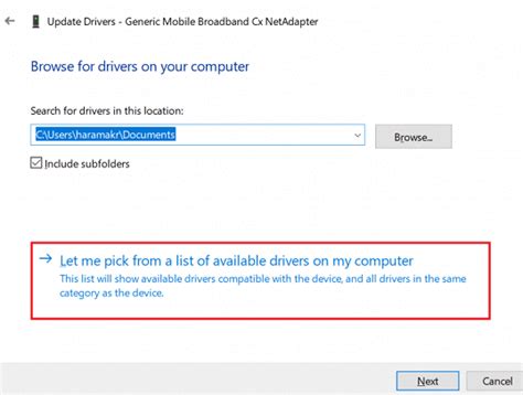 How to Update Mobile Broadband Adapter in Windows 10