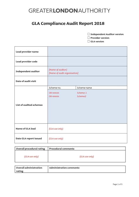 50 Free Audit Report Templates (Internal Audit Reports) ᐅ TemplateLab