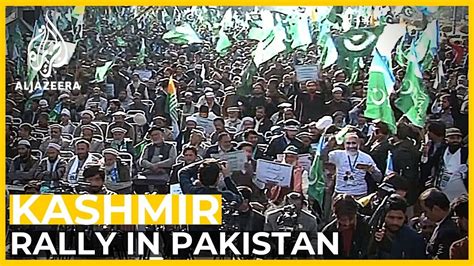 Protests continue in Pakistan in support of Kashmir - YouTube