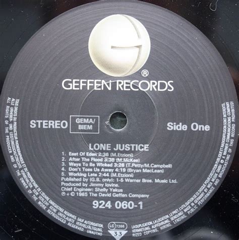 Lone Justice - Lone Justice - Vinyl Pussycat Records