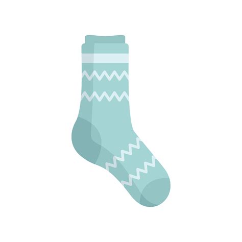 Stinky sock icon flat vector. Cute line sock 17337202 Vector Art at Vecteezy