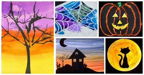 Halloween Art Projects, Crafts, and Painting Ideas for Kids - Rhythms of Play