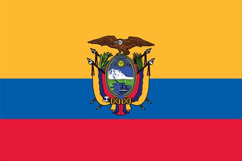 Ecuador flag with Seal – Heritage Flag & Supply 607-821-1601