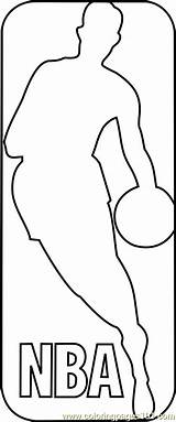 Nba Logos Pages Printable Coloring sketch template