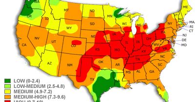 Ragweed Map Usa ~ EXODOINVEST