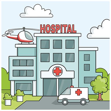 How To Draw A Hospital Really Easy Drawing Tutorial | Images and Photos ...