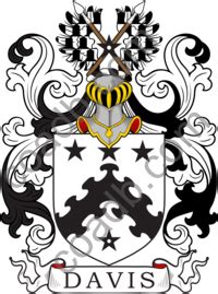 Davis Family Crest, Coat of Arms and Name History