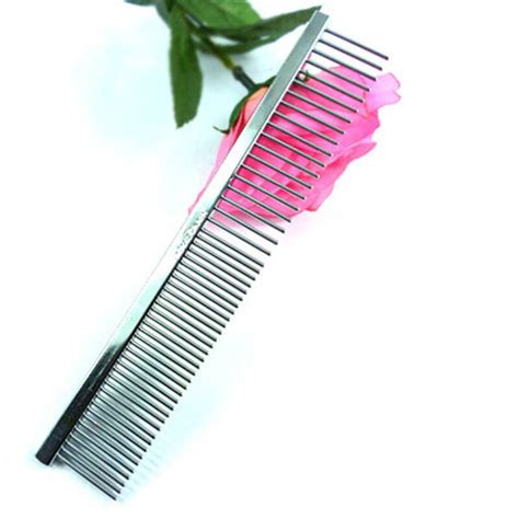 Aliexpress.com : Buy Comb Long Hair Shedding Grooming Flea Comb Pet Puppy Dog Cat Stainless ...