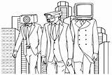 30  TV Man Coloring Pages Free Printable PDF JPG PNG & Online sketch template