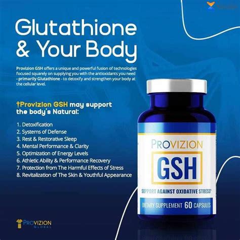 Provizion GSH - Advanced Oxidative Stress Support Dietary Supplement ...