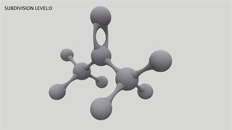 3D Acetone Molecule With PBR 4K 8K Model - TurboSquid 1941564