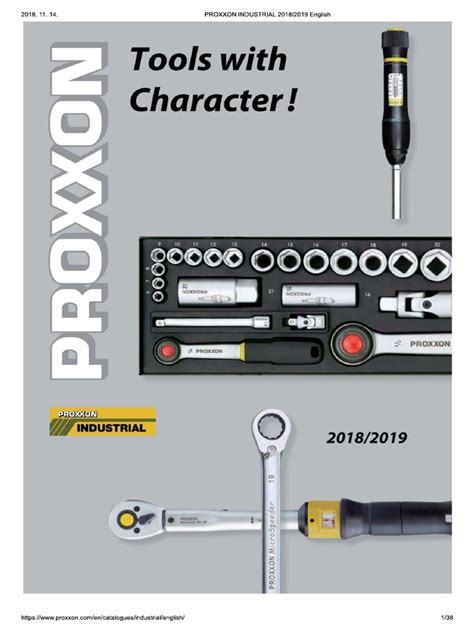 Proxxon Tools Catalogue | PDF