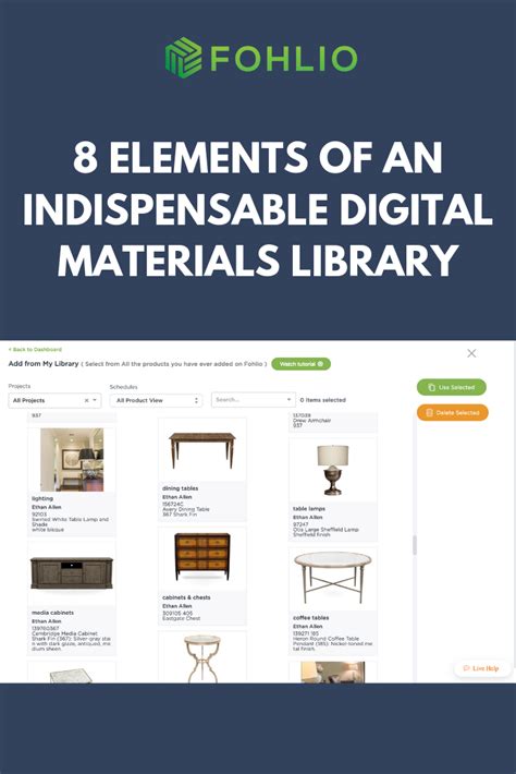 8 Elements of an Indispensable Digital Materials Library | Interior ...